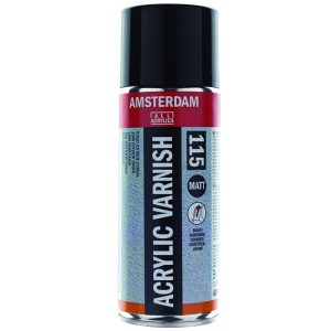 AMSTERDAM ACRYLIC VARNISH MATT SPRAY CAN 400ml