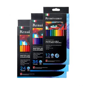 Renaissance Water Soluble Colour Pencils (Artist Quality)