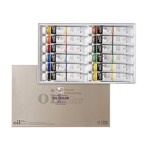 SHINHANArt Professional Oil Color Set 50ml x12 Colors (Set A)