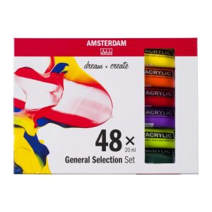AMSTERDAM Standard Series acrylic paint general selection set 48x20ml