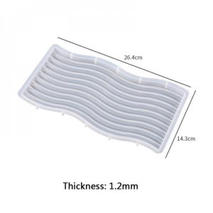 Silicone Mold Wave Coaster  Tray -large
