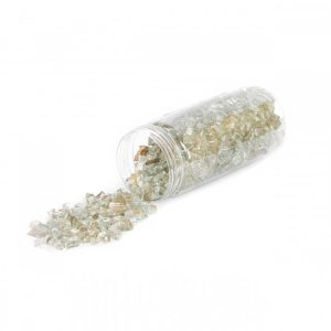 Reflective Crushed Glass Platinum