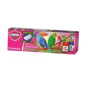 MASTER  ART Little Painter Poster Paint Set of 6Colors 3 in 1