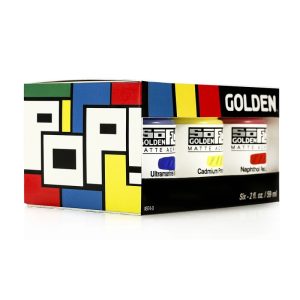 GOLDEN Matt Acrylics SoFlat POP Set/6 colors