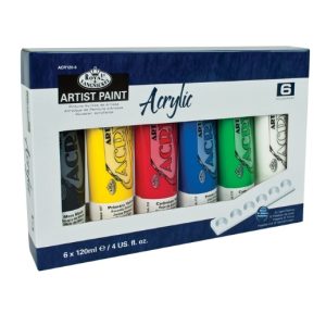 Royal & Langnickel Acrylic Paint 6-Pack – 120 ml