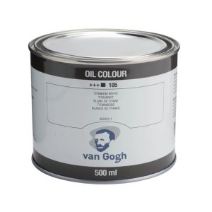 VAN GOGH Oil Colour Tin 500ml White/Black