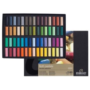 REMBRANDT SOFT PASTELS SET 60 PCS GENERAL SELECTION