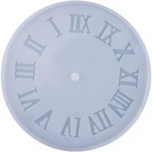 SILICONE MOLD Roman Numeral Wall Clock 15.3cm