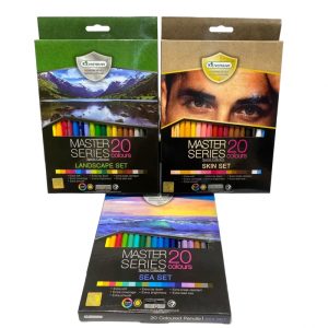 Master Art Master Series colored pencils Set of 20-colors.