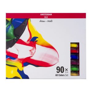 AMSTERDAM Standard Series acrylic paint all colors set 90 x 20ml