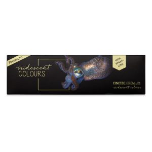 FINETEC® Premium iridescent watercolour set High Sparkle | 6 colours